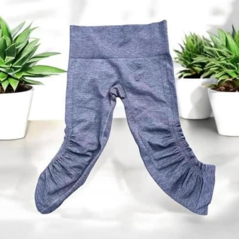 lululemon athletica In the Flow Blue Gray Leggings